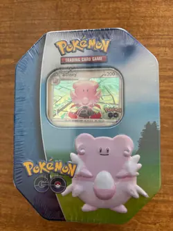 Pokemon TCG Pokemon GO BLISSEY Tin New & Factory Sealed! - Image 1