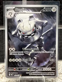 Pokemon Steelix 150/132 Illustration Rare Mega Evolutions MINT CONDITION - Image 1