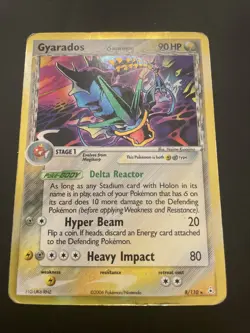 Gyarados 8/110 Ex Holon Phantoms Delta Species Holo Rare 2006 Pokemon TCG LP/MP - Image 1