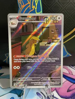 Pokemon Mega Evolution Gumshoos Illustration Rare 153/132 - Image 1