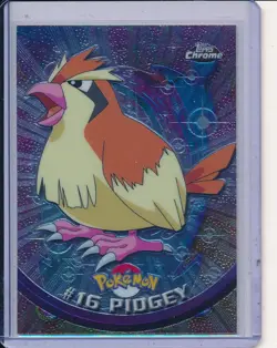2000 TOPPS CHROME POKEMON T.V. #16 PIDGEY - Image 1