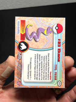 Topps Chrome Pokemon Seies 1 #23 Ekans LP - Image 3
