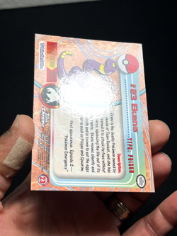 Topps Chrome Pokemon Seies 1 #23 Ekans LP - Image 4