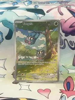 💥 Tangela 178/165 Scarlet & Violet 151 Illustration Rare Holo Pokemon 2023 - Image 1