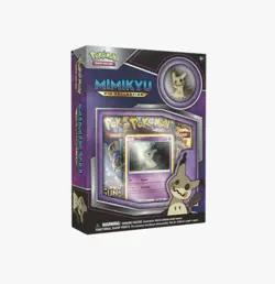 POKEMON 2017 SUN MOON MIMIKYU Pin Collection Box with XY Booster - Image 1