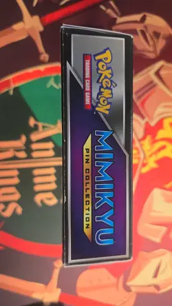 POKEMON 2017 SUN MOON MIMIKYU Pin Collection Box with XY Booster - Image 5