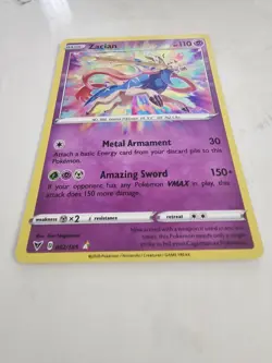 Zacian Holo Pokemon Card 082/185SWSH04 Vivid Voltage, Near Mint Condition - Image 2