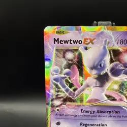 Pokemon Mewtwo EX TCG Holo Ultra Rare Card Evolutions 52/108 NM Condition - Image 2