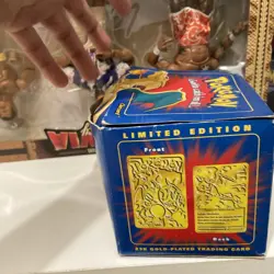 1999 Pokemon Charizard Burger King 23K Gold Plated Card w/ Pokeball NIB - Image 5
