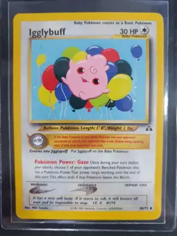 Igglybuff 40/75 - Neo Discovery Set - Pokemon Card - Excellent Condition - Image 1