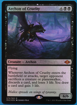 Archon of Cruelty FOIL Modern Horizons 2 NM Mythic Rare CARD (504466) ABUGames - Image 1
