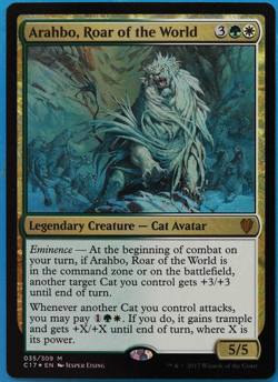 Arahbo, Roar of the World FOIL Commander 2017 NM CARD (504464) ABUGames - Image 1