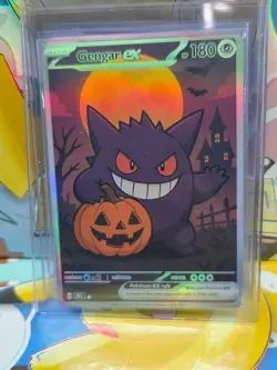 HandMade Per Order PokeTeamLegends Pokemon Card Holo PTL971 Halloween Gengar - Image 1