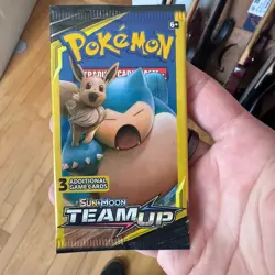 Pokemon Team Up 3-Card (Snorlax and Eevee ) Booster Pack - Image 1