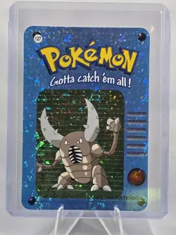 Pinsir #127 - Vintage Vending Machine Prism Sticker 2000 - Pokemon Card - Image 1