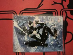 Spectacular Spider-Man (Black) Art Card 52/54 MTG Marvel's Spider-Man (AASPM) - Image 1