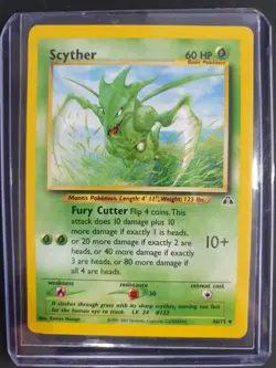 Scyther 46/75 - Neo Discovery Set - Pokemon Card - Excellent Condition - Image 1