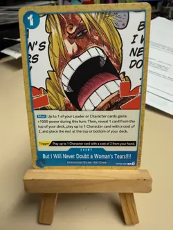 ONE PIECE Card Game: But I Will Never Doubt a Woman's Tears! Event OP06-057 C 🪭 - Image 1