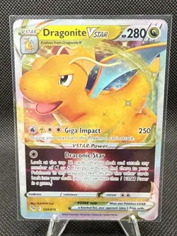 Pokemon TCG Dragonite VSTAR Holo Ultra Rare Card 050/078 Pokemon Go - Image 1