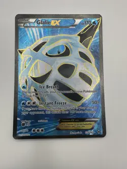 Pokemon TCG XY Breakthrough Glalie EX Full Art Ultra Rare Card 155/162 Holo 2015 - Image 1