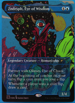 Zndrsplt, Eye of Wisdom (Secret Lair Promo) FOIL NM MTG CARD (504460) ABUGames - Image 1