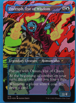 Zndrsplt, Eye of Wisdom (Secret Lair Promo) FOIL NM MTG CARD (504460) ABUGames - Image 2