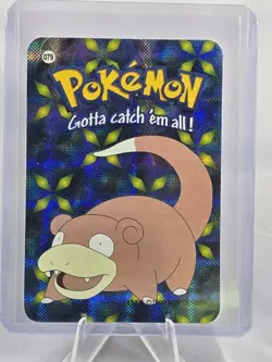 Slowpoke #079 2000 Pokemon Vending Prism Holo Sticker Card - Image 1