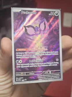 Pokemon Sealed Pecharunt 129 SV Scarlet Violet Promo Card Black Star Promo NM - Image 1