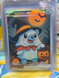 HandMade Per Order PokeTeamLegends Pokemon Card Holo PTL967 Cubchoo - Image 1