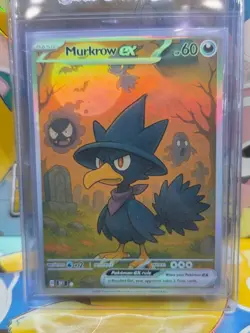 HandMade Per Order PokeTeamLegends Pokemon Card Holo PTL965 Murkrow - Image 1