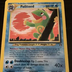 Politoed Pokemon Card 8/75 Holo Rare Great Condition - Image 3