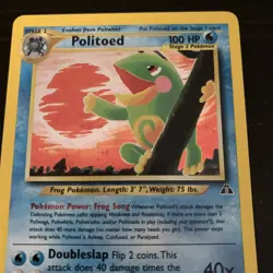 Politoed Pokemon Card 8/75 Holo Rare Great Condition - Image 4