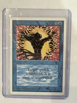 Magic: The Gathering MTG Unlimited Edition Spell Blast LP - Image 1