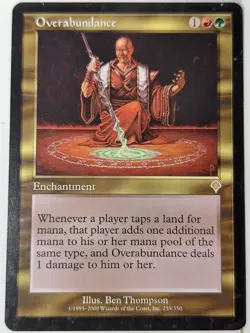 Played Overabundance - Invasion - Magic the Gathering MTG Nice! - Image 1