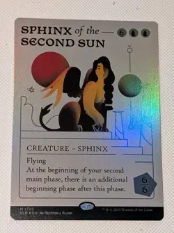 MTG *FOIL* Secret Lair SPHINX OF THE SECOND SUN NM - Image 1