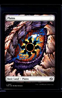 2025 MTG Magic The Gathering Tarkir Dragonstorm Full Art #287 Dragon Eye Plains - Image 1