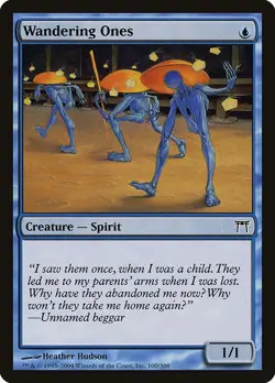 Wandering One 2x FOIL CHK MTG Champions of Kamigawa Common NM blue - Image 1