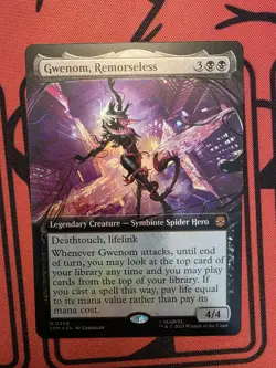 Gwenom, Remorseless - SPM 0256 - NM - MTG Magic Foil - Image 1