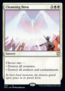 Cleansing Nova Kaldheim Commander LP MTG - Image 1