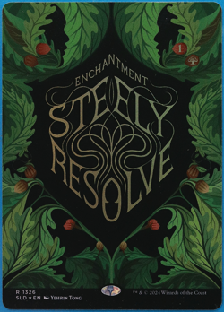 Steely Resolve (Secret Lair Promo) FOIL NM MTG MAGIC CARD (504451) ABUGames - Image 1
