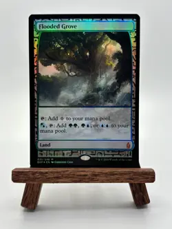 Flooded Grove Zendikar Expeditions - MTG Magic The Gathering - Image 1