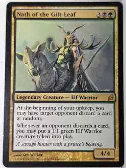 Nath of the Gilt-Leaf - Lorwyn - Magic the Gathering MTG Nice! - Image 1