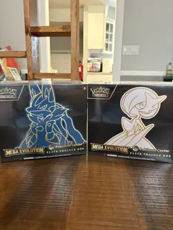Pokemon Center Mega Evolution Gardevoir & Lucario ETB Elite Trainer Box Set of 2 - Image 1