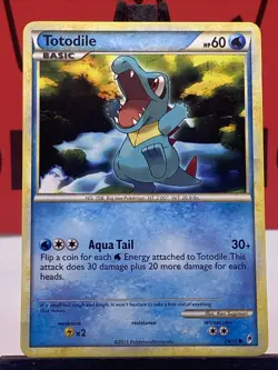 Totodile 74/95 Call of Legends Common Regular Pokemon TCG 2011 LP - Image 3