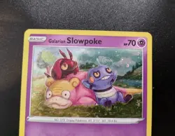 Galarian Slowpoke SWSH126 HOLO HD GALAXY SWIRL Promo Pokemon Card LP - Image 2