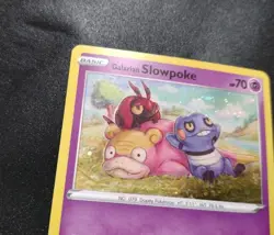 Galarian Slowpoke SWSH126 HOLO HD GALAXY SWIRL Promo Pokemon Card LP - Image 3