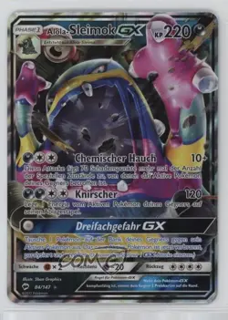 Alolan Muk GX German Pokemon Sun & Moon Burning Shadows #84 - Image 1