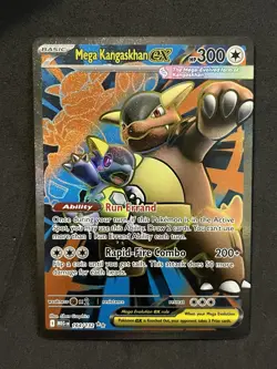Mega Kangaskhan ex Full Art Ultra Rare 164/132 Pokemon Mega Evolution English - Image 1