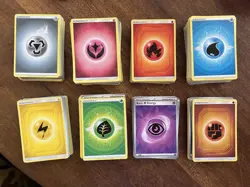 Pokemon Energy Cards (All Seen In Photo) From Different Sets + Sealed Energy - Image 1