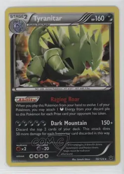 Tyranitar Pokemon XY Fates Collide #56 - Image 1